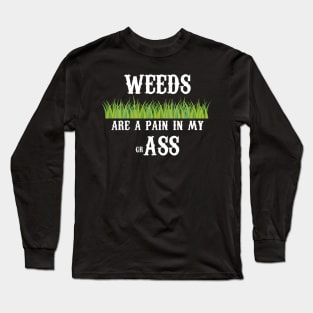 Funny Lawn Care Long Sleeve T-Shirt